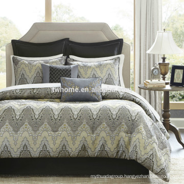 Madison Park Paxton Comforter Duvet Cover Jacquard Yellow Bedding Set